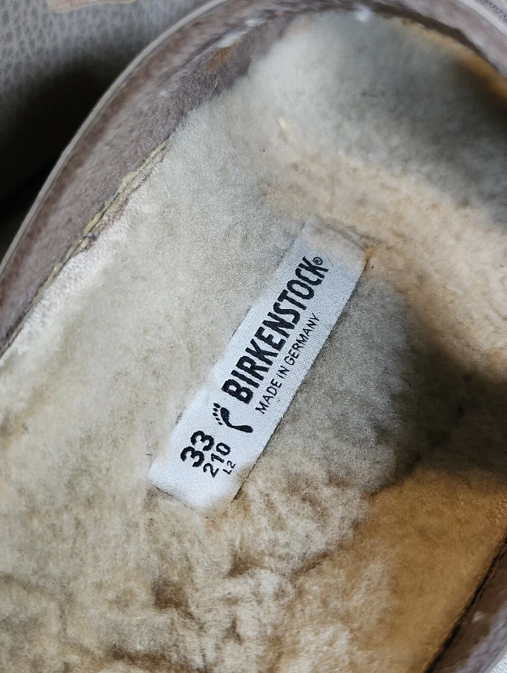 Birkenstock Kids Arizona Shearling Sandals 33 Or 2